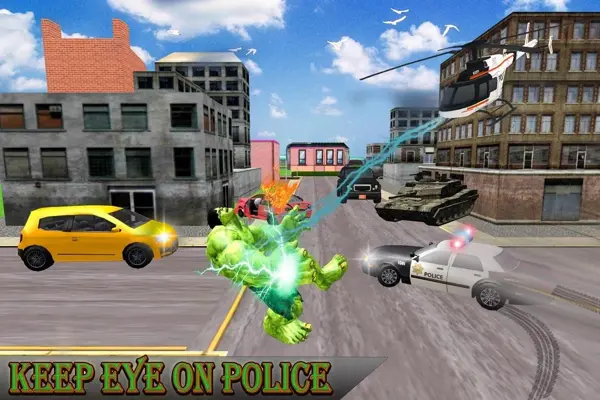 Monster Hero Battle in City android App screenshot 0