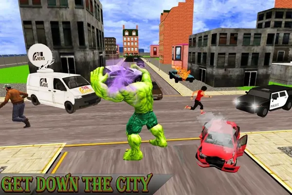 Monster Hero Battle in City android App screenshot 1