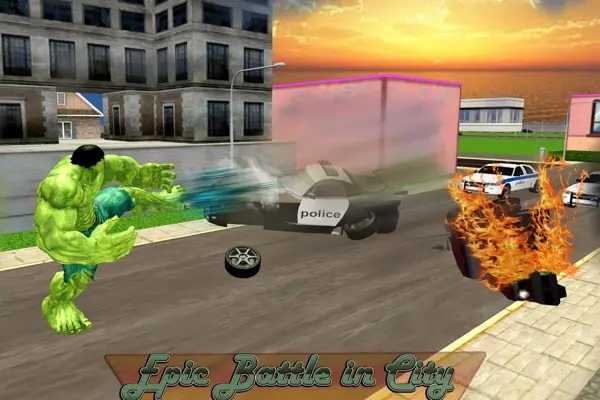 Monster Hero Battle in City android App screenshot 2